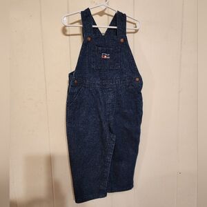 Vintage Train Wonderkids Overalls Size 24 month 100% Cotton